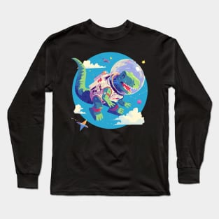 space dino Long Sleeve T-Shirt